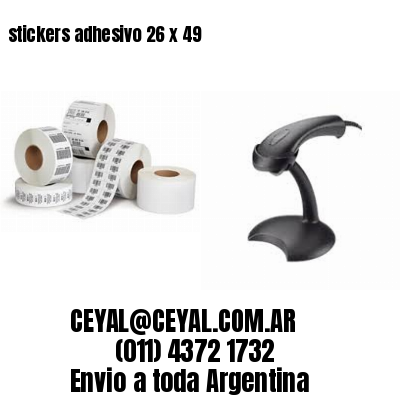 stickers adhesivo 26 x 49