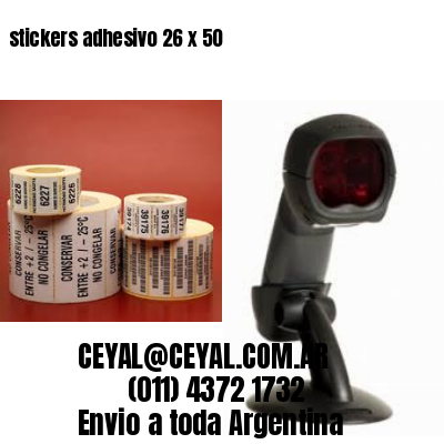 stickers adhesivo 26 x 50
