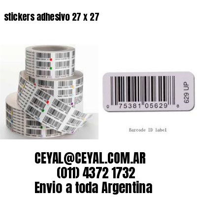 stickers adhesivo 27 x 27