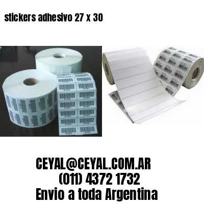 stickers adhesivo 27 x 30