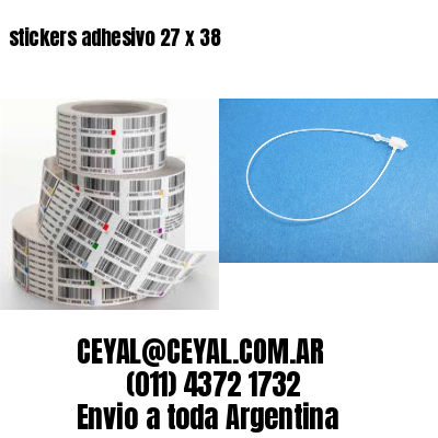stickers adhesivo 27 x 38