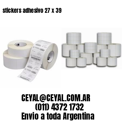 stickers adhesivo 27 x 39