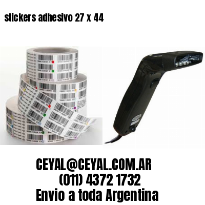 stickers adhesivo 27 x 44