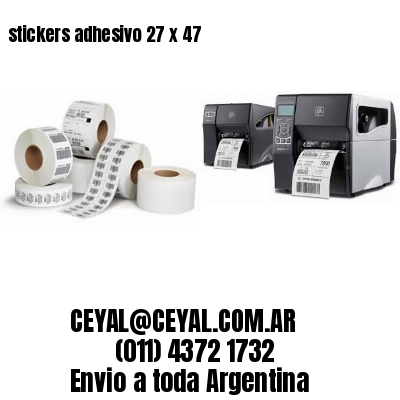 stickers adhesivo 27 x 47