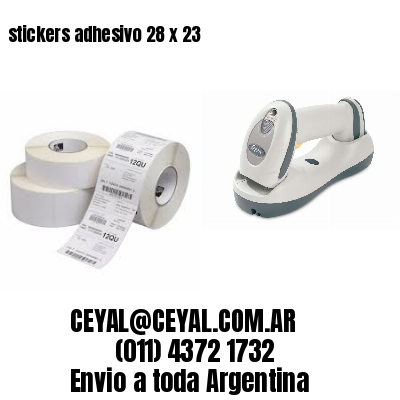 stickers adhesivo 28 x 23