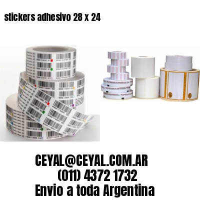 stickers adhesivo 28 x 24