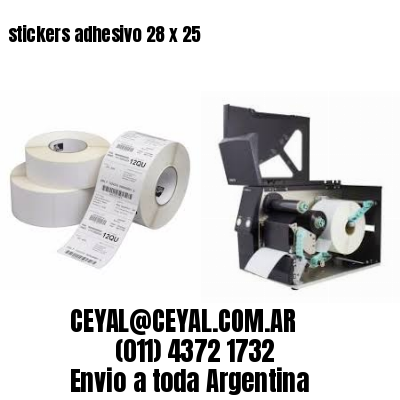 stickers adhesivo 28 x 25