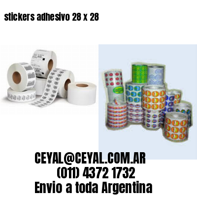 stickers adhesivo 28 x 28