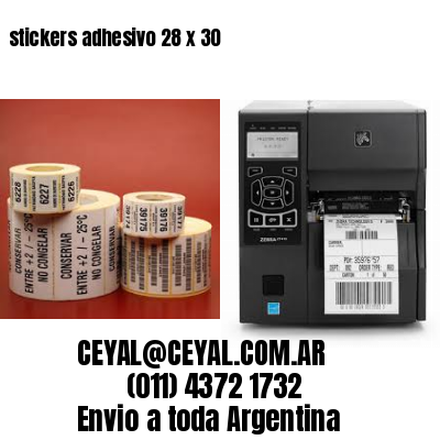 stickers adhesivo 28 x 30