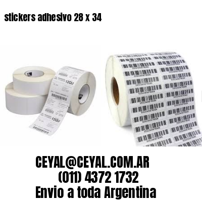 stickers adhesivo 28 x 34