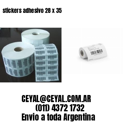stickers adhesivo 28 x 35
