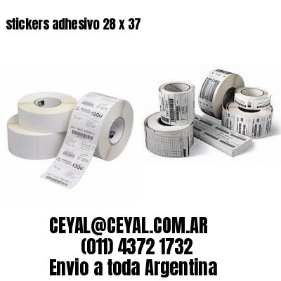 stickers adhesivo 28 x 37