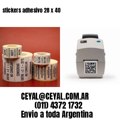 stickers adhesivo 28 x 40