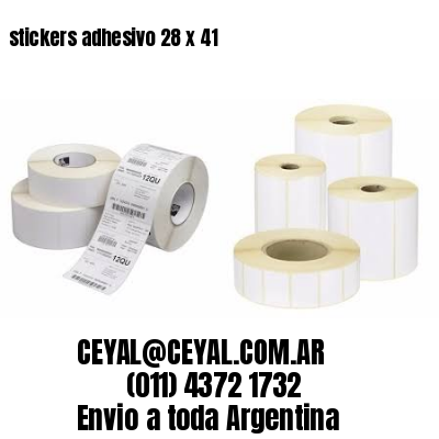 stickers adhesivo 28 x 41