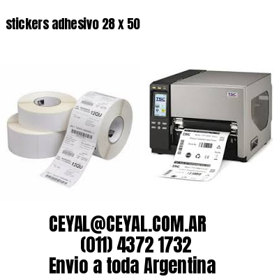 stickers adhesivo 28 x 50