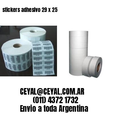 stickers adhesivo 29 x 25