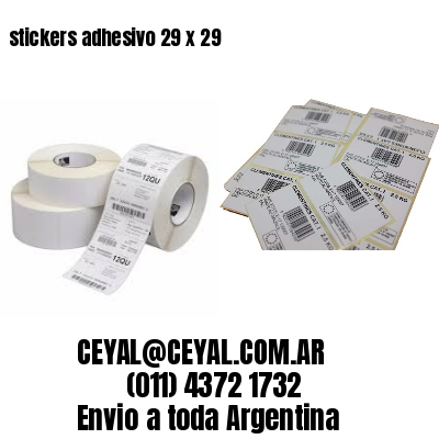 stickers adhesivo 29 x 29