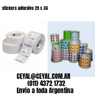 stickers adhesivo 29 x 36