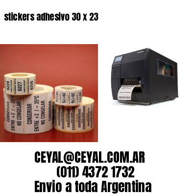 stickers adhesivo 30 x 23
