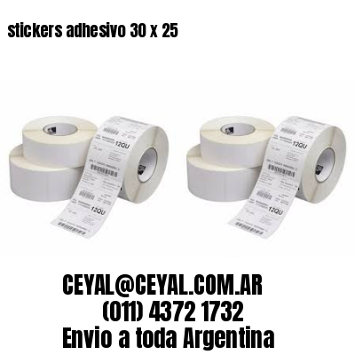stickers adhesivo 30 x 25