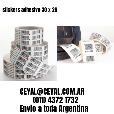 stickers adhesivo 30 x 26