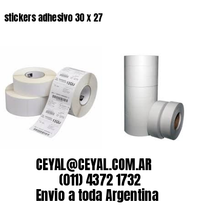 stickers adhesivo 30 x 27