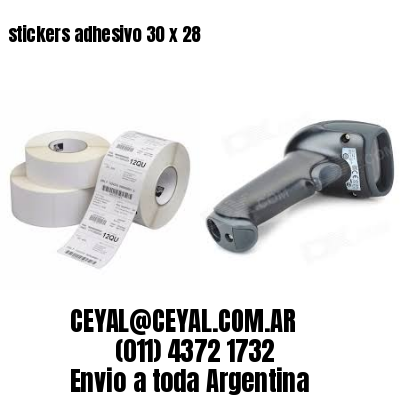 stickers adhesivo 30 x 28