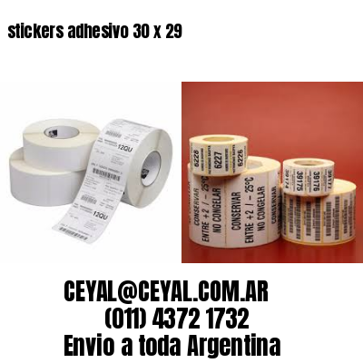 stickers adhesivo 30 x 29