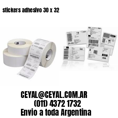 stickers adhesivo 30 x 32