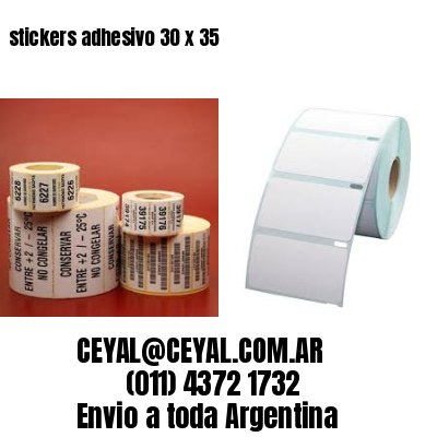 stickers adhesivo 30 x 35