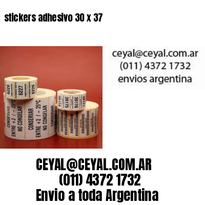 stickers adhesivo 30 x 37