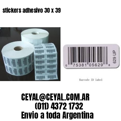 stickers adhesivo 30 x 39