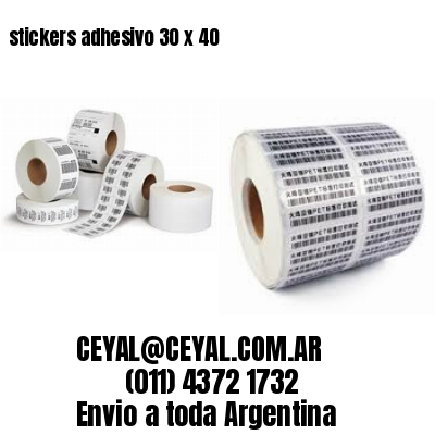 stickers adhesivo 30 x 40
