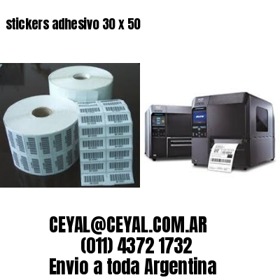 stickers adhesivo 30 x 50