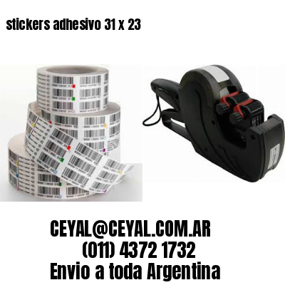 stickers adhesivo 31 x 23