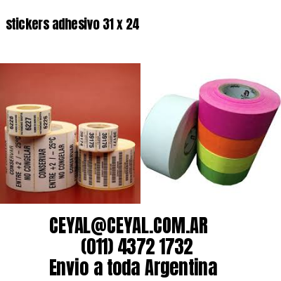stickers adhesivo 31 x 24
