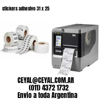 stickers adhesivo 31 x 25