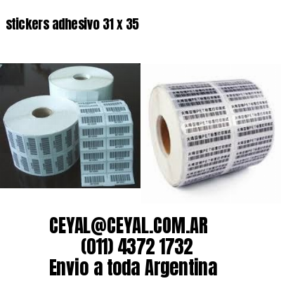 stickers adhesivo 31 x 35