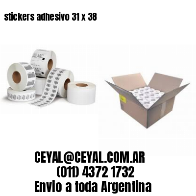 stickers adhesivo 31 x 38