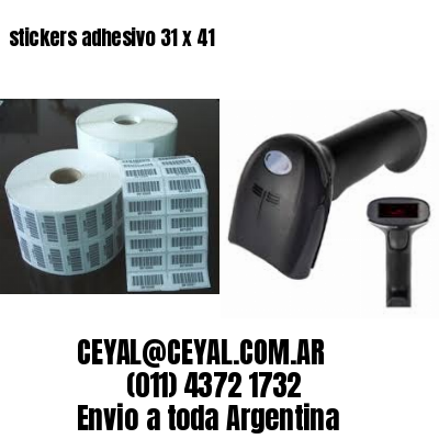 stickers adhesivo 31 x 41