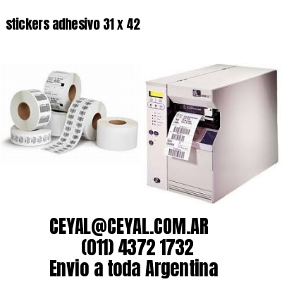 stickers adhesivo 31 x 42