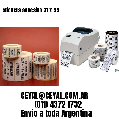 stickers adhesivo 31 x 44
