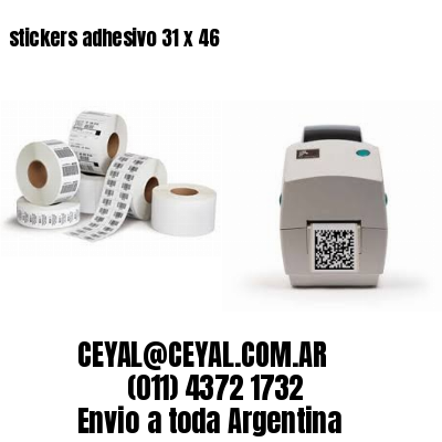stickers adhesivo 31 x 46