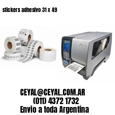 stickers adhesivo 31 x 49