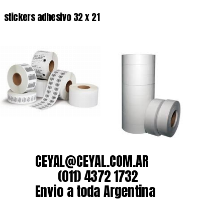 stickers adhesivo 32 x 21