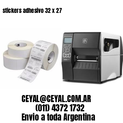 stickers adhesivo 32 x 27