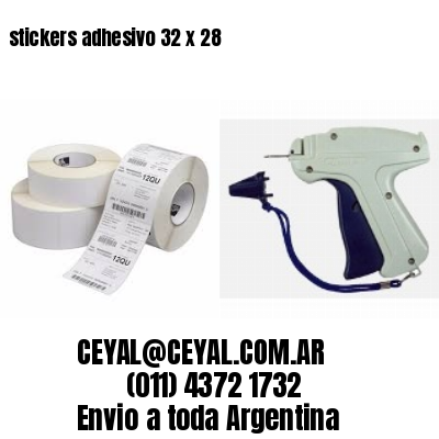 stickers adhesivo 32 x 28