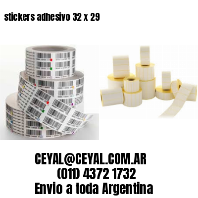stickers adhesivo 32 x 29