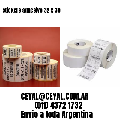stickers adhesivo 32 x 30