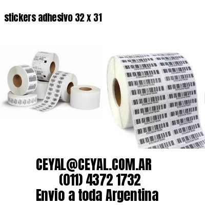 stickers adhesivo 32 x 31